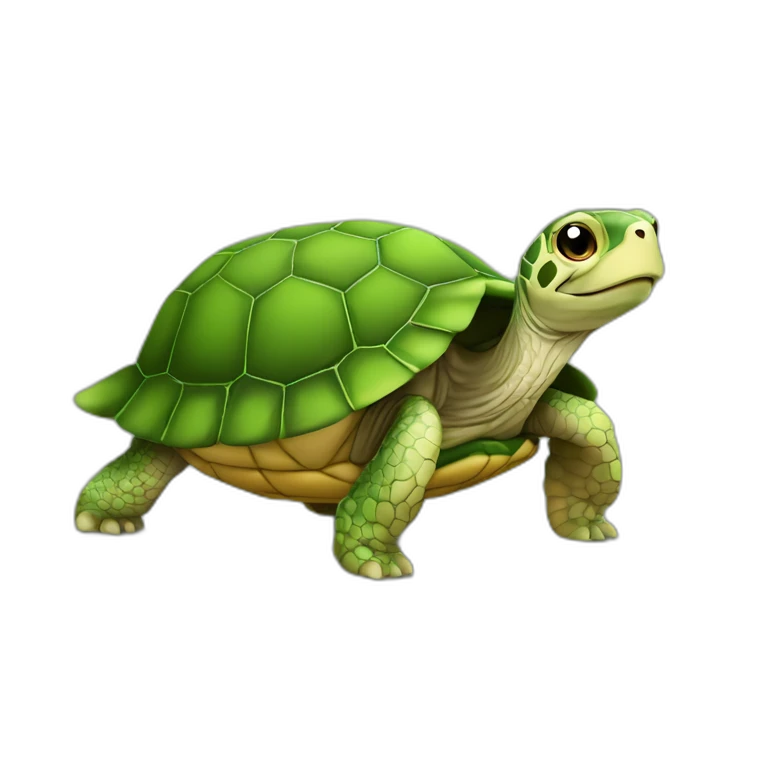 Tortue sur tortue sur tortue emoji