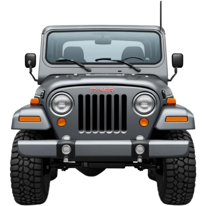 Mahindra thar emoji