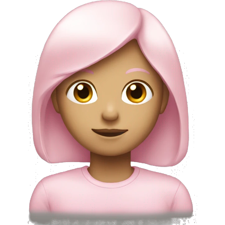 light pink emoji