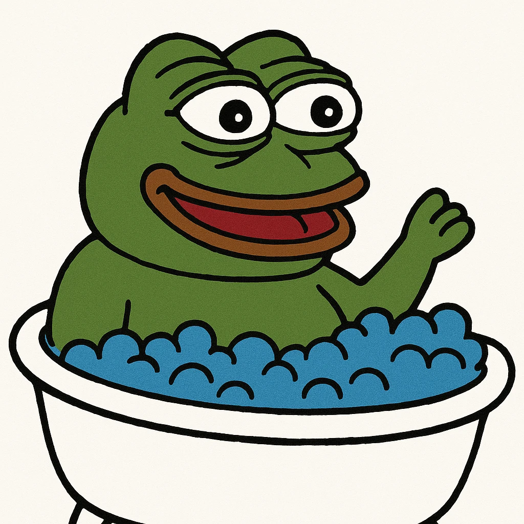 happy hippo with bubbles in bathtub emoji