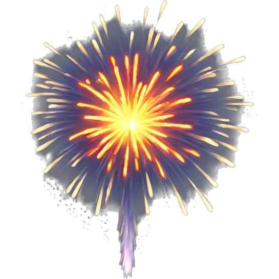 Fireworks emoji