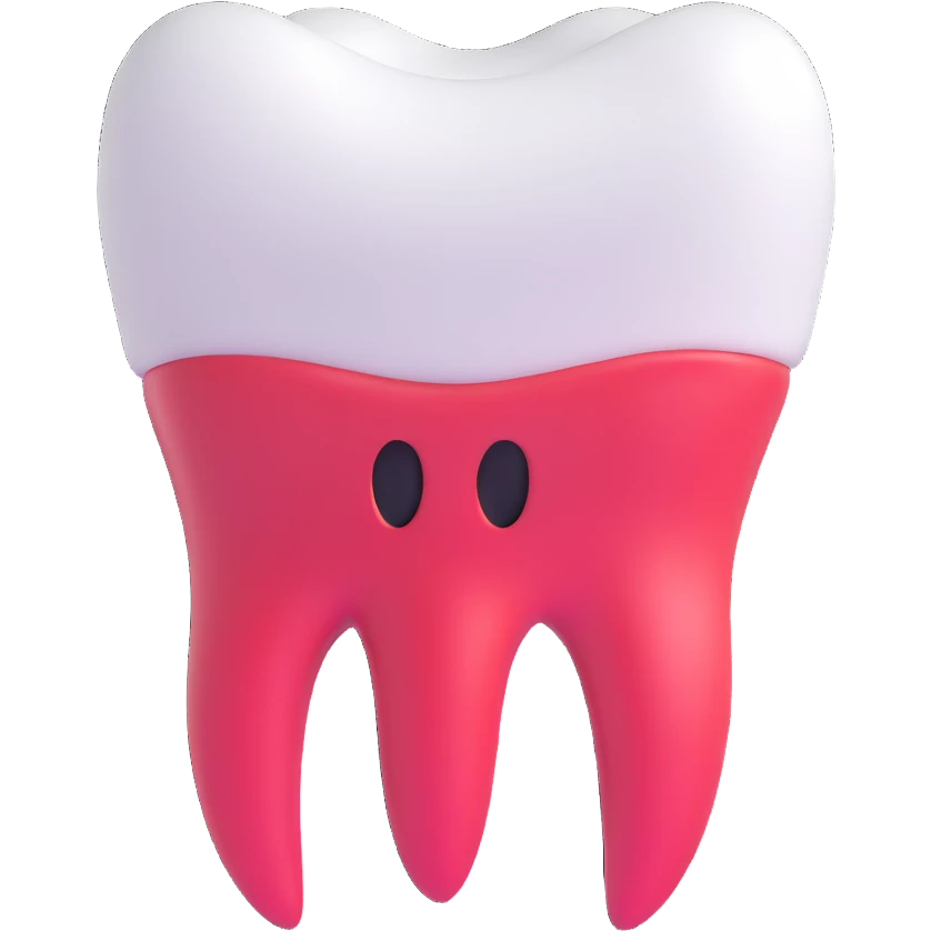 simple tooth emoji