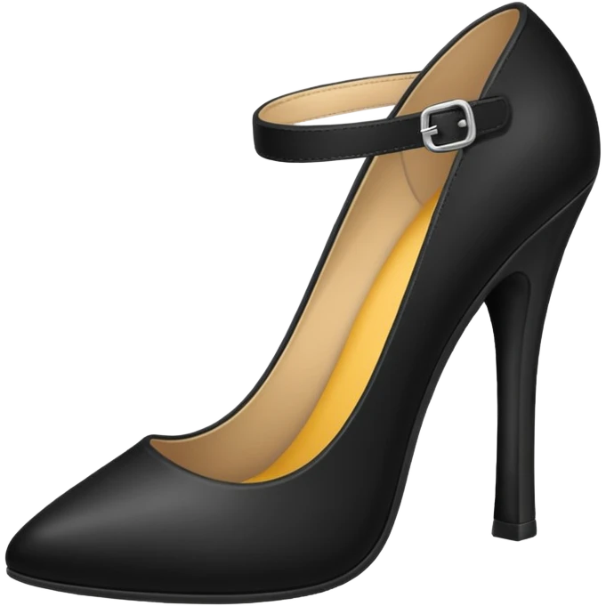 Black heel emoji