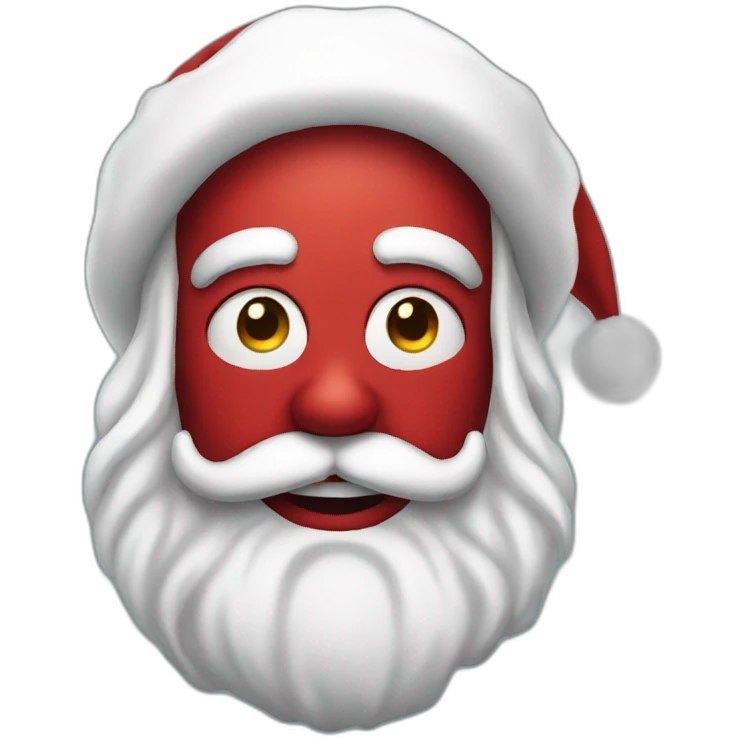Killer santa emoji
