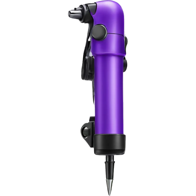 Purple wireless tattoo machine emoji