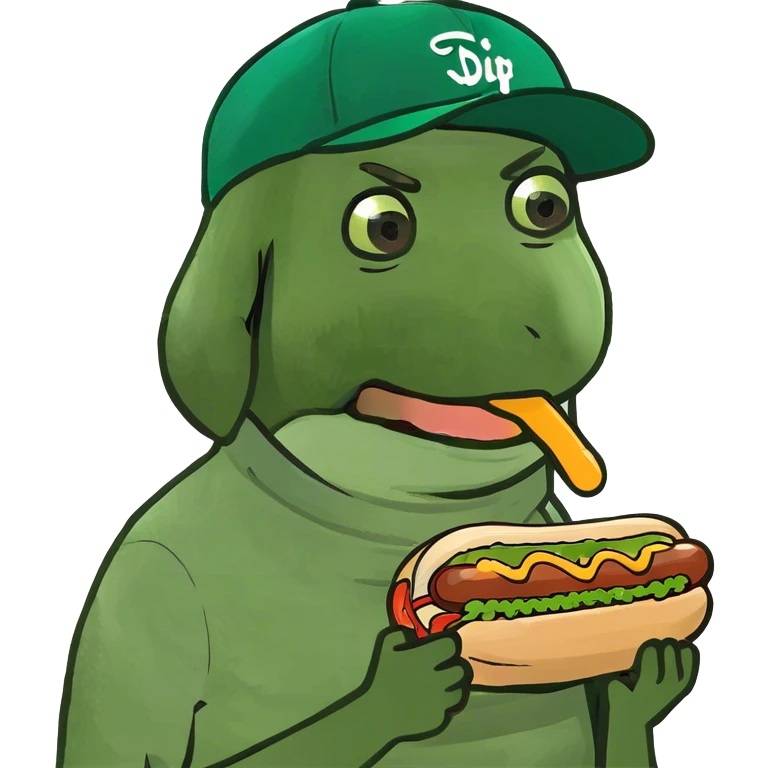 Taylor swift eating a hotdog emoji