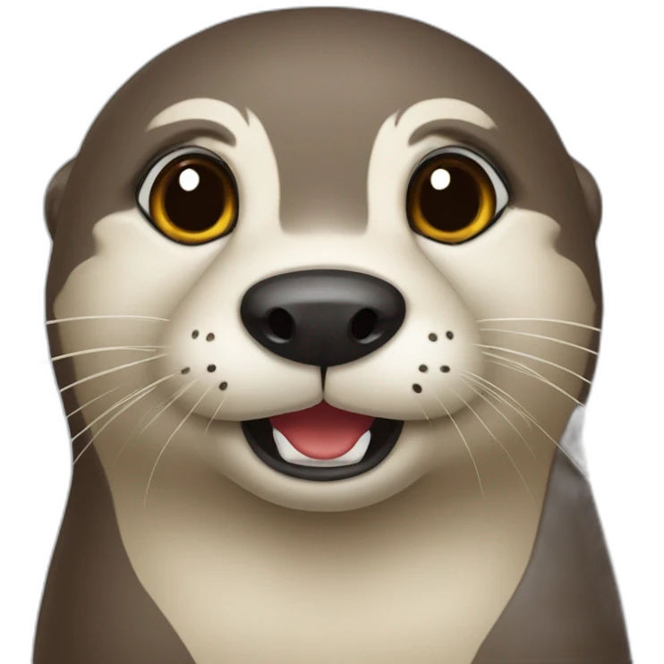 Loutre chien emoji