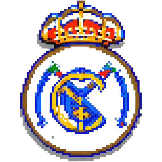 Real Madrid football club logo emoji