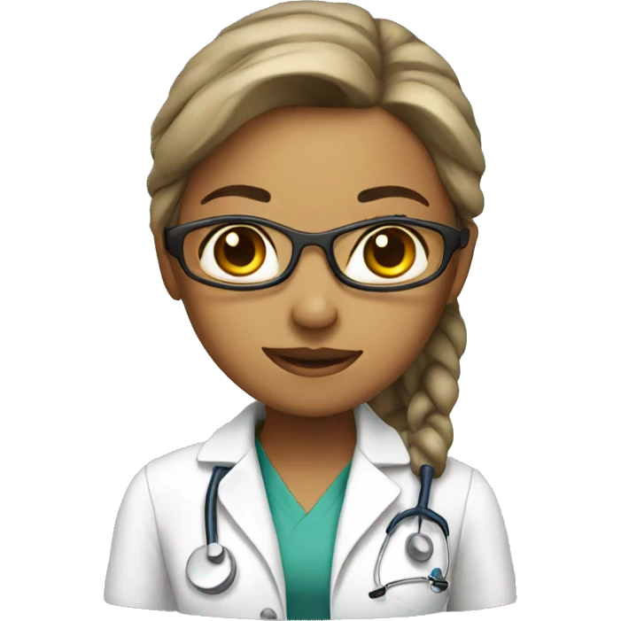 girl doctor emoji