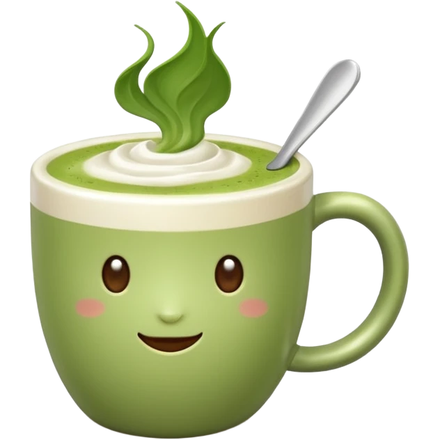 Matcha latte  emoji