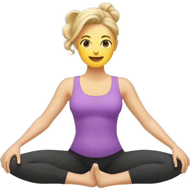 Gestante fazendo pilates emoji