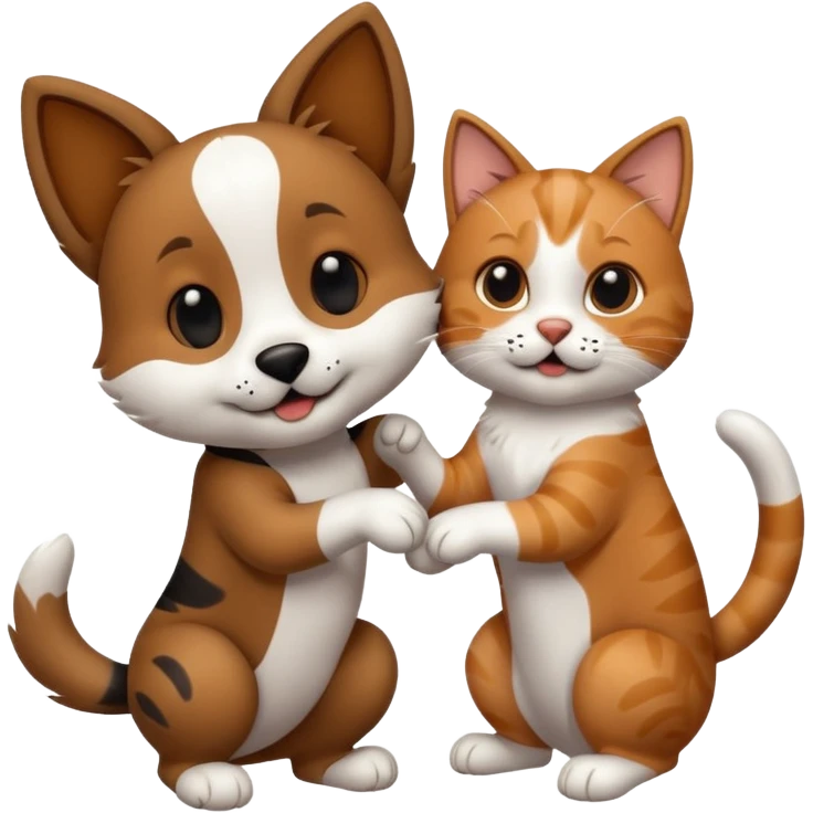 perro y gato emoji