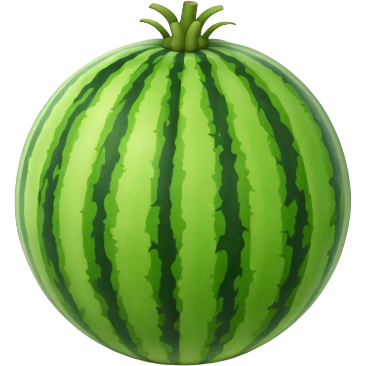 not sliced watermelon emoji