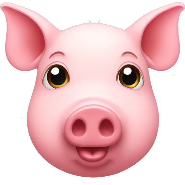 Pig with hearts for eyes emoji