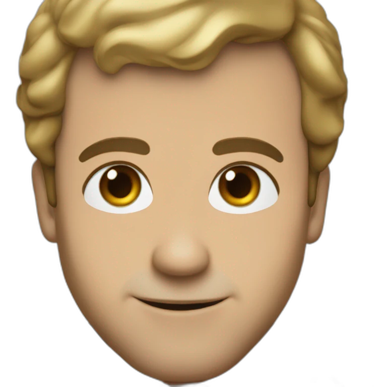 Trompette macron emoji
