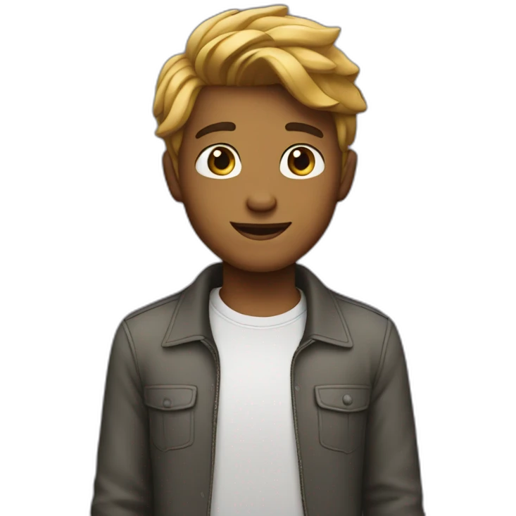 Handsome boy emoji