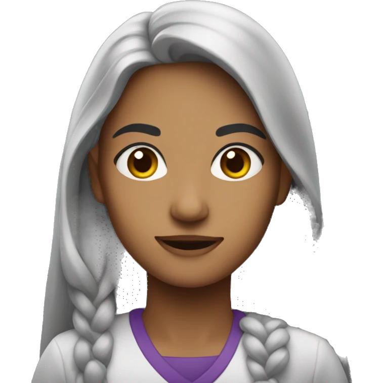 Una morada  emoji
