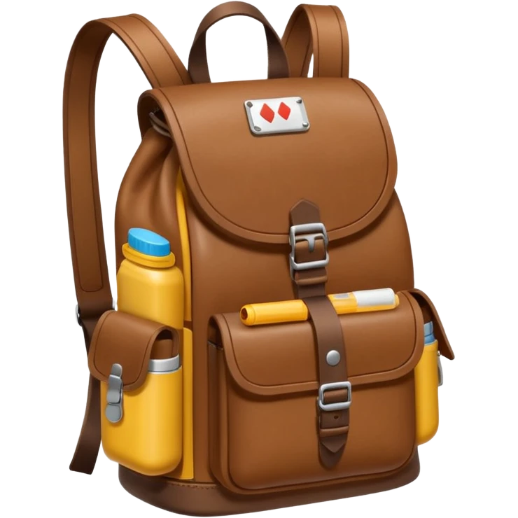 EpiPen in backpack purse emoji