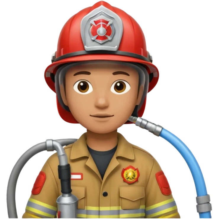 Firefighter with Hose emoji