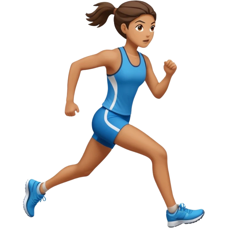 girl running emoji