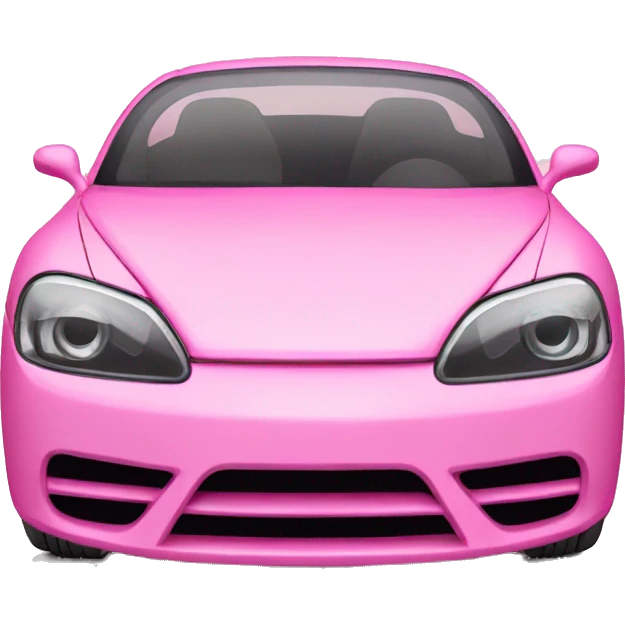 Pink Rich Car emoji