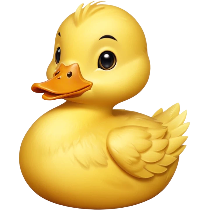 baby duck with open beak emoji
