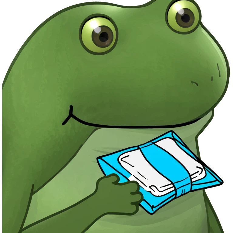 Sanitary pads pack emoji