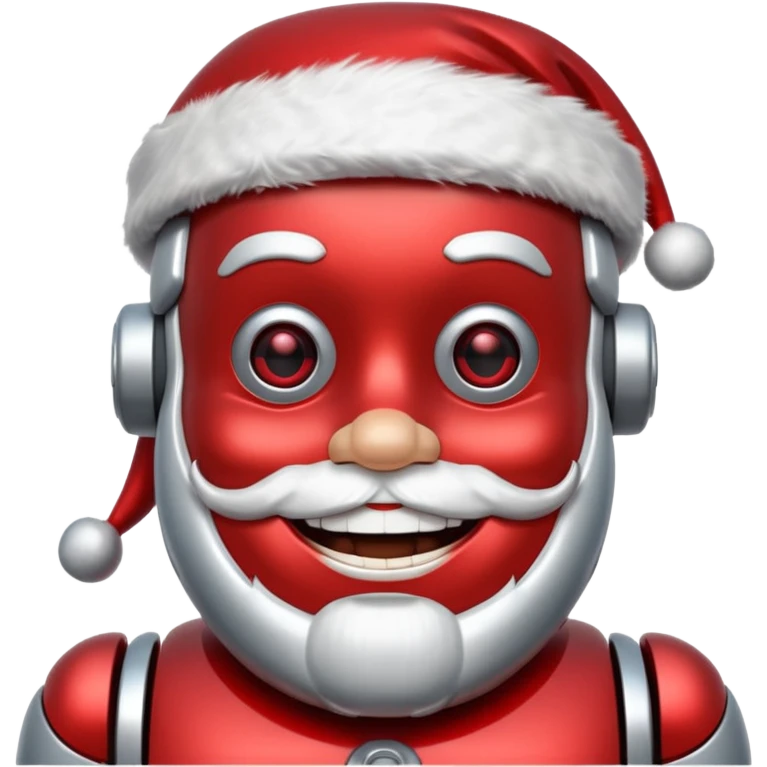 santa robot emoji