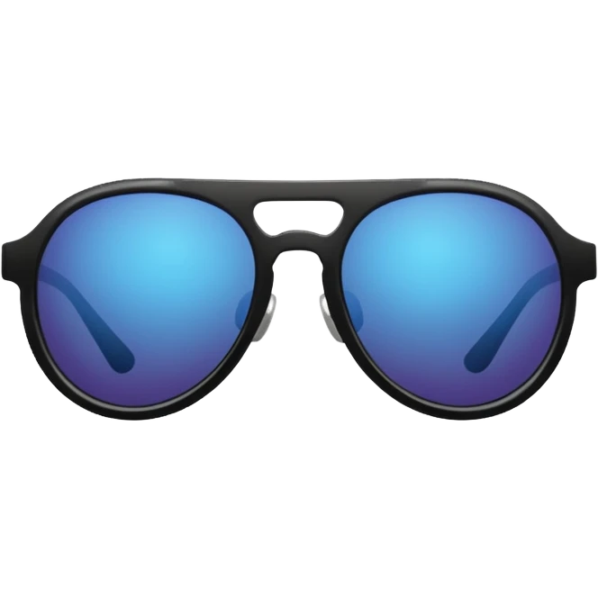 sunglasses with dark reflective lenses emoji
