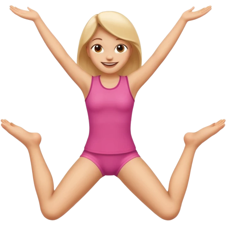 spread legs upward girl emoji emoji
