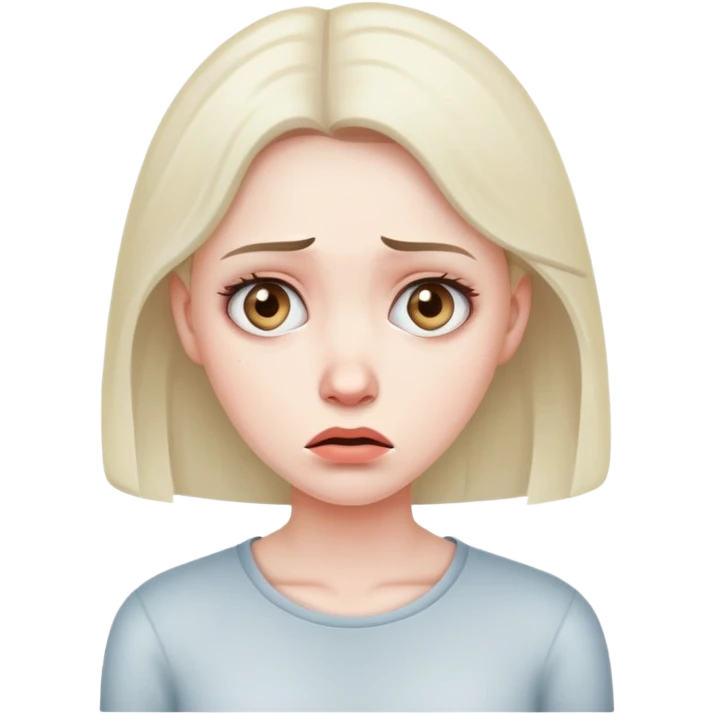anxiety woman emoji
