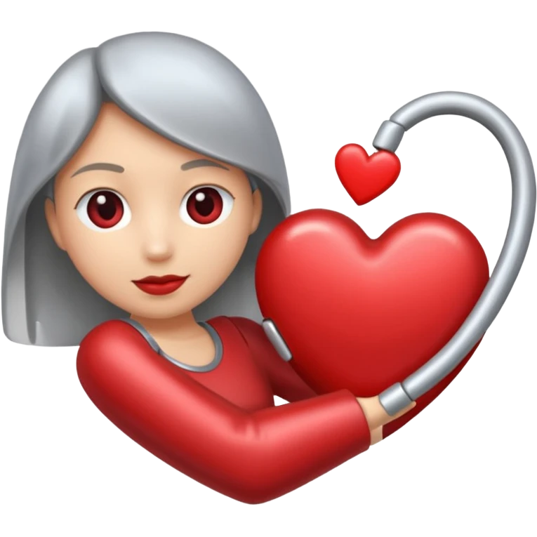 magnet pulling a small heart emoji