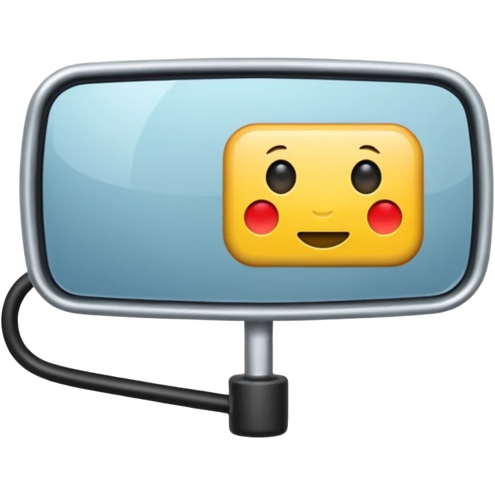 rear view mirror emoji