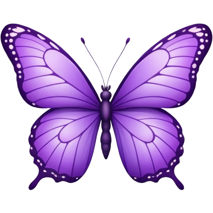Purple butterfly emoji