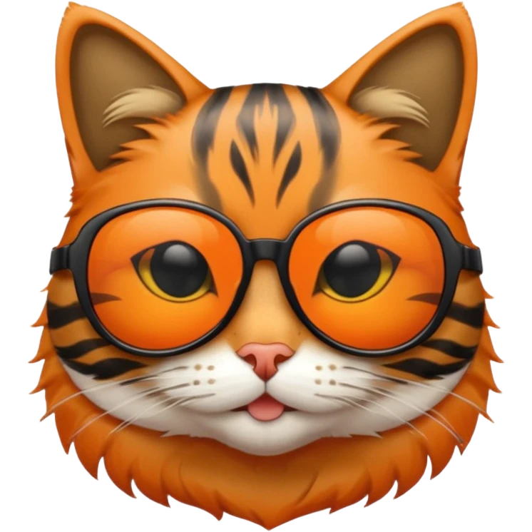 Cat wearing sunglasses emoji