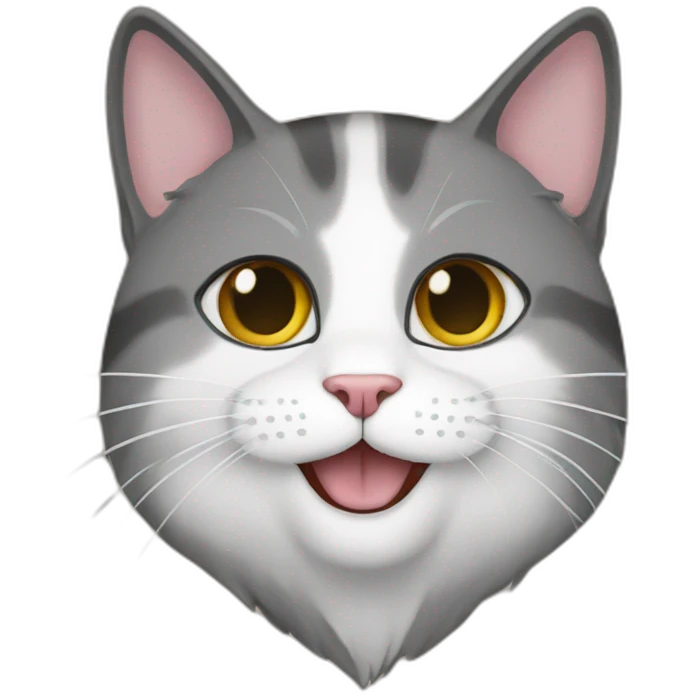 Cat with hidjeb emoji