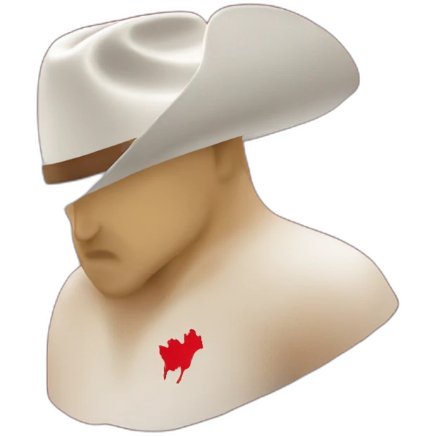 pensive polish flag cowboy hat emoji