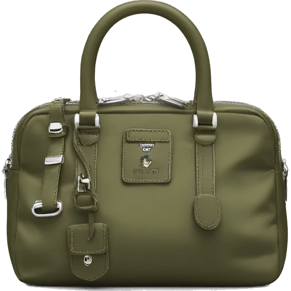 olive prada nylon mini bag emoji
