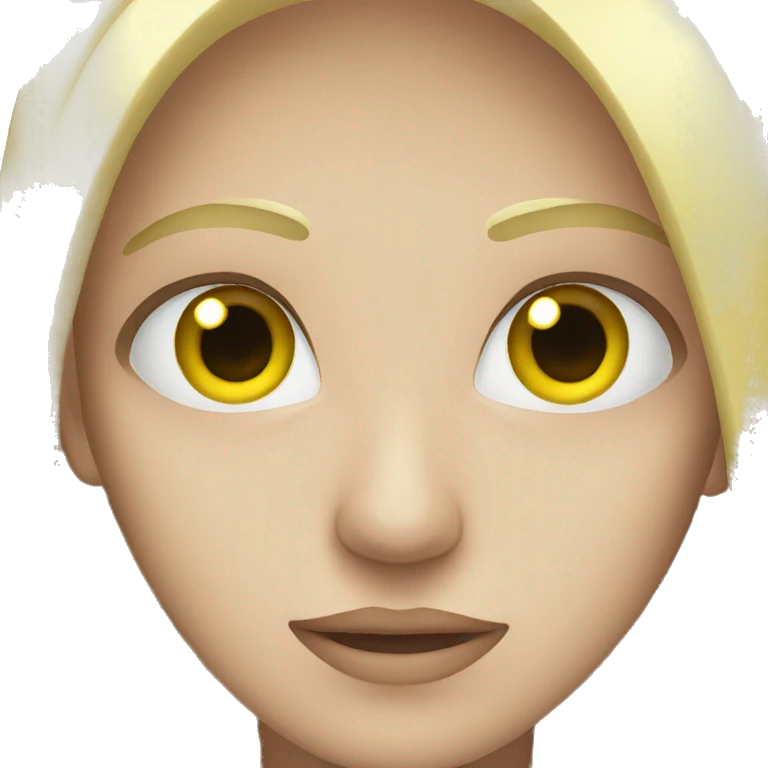 white eyes emoji