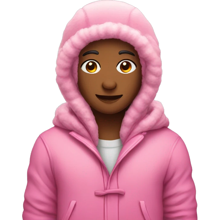Pink Cozy Winter Jazket emoji
