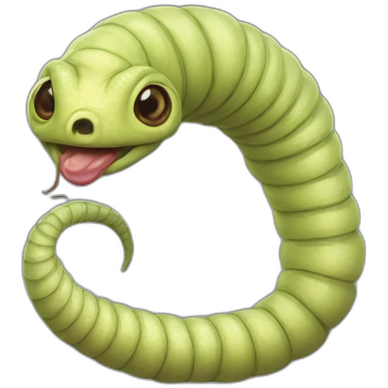 Lagarfljót Worm realistic emoji