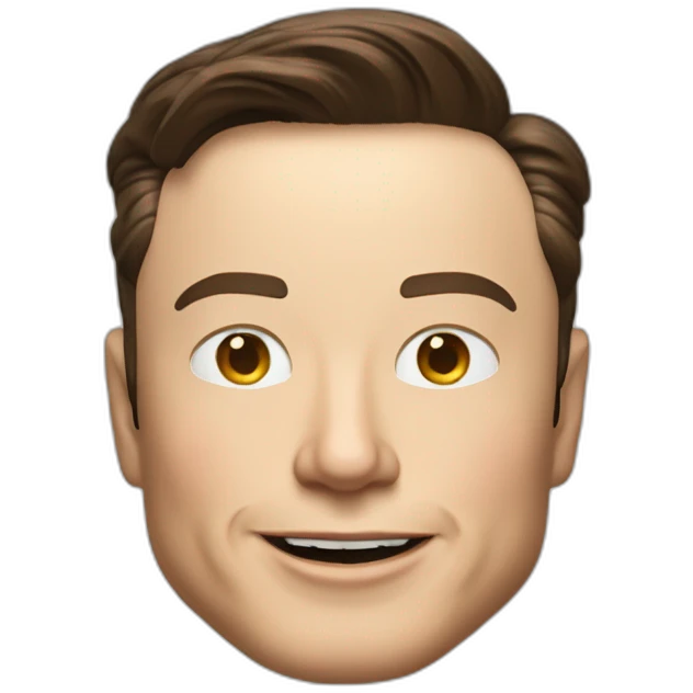 Elon Musk qui fait un doigt d’honneur emoji