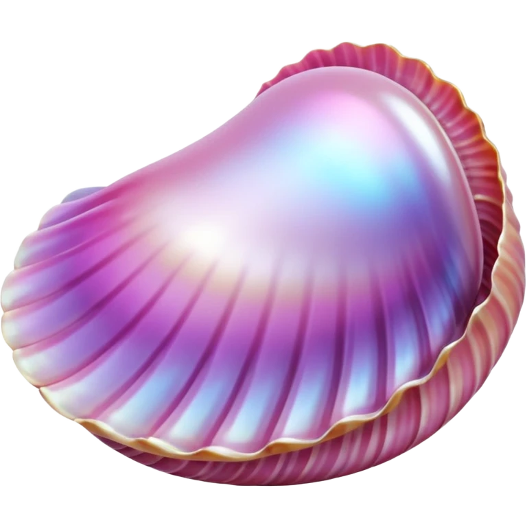 pearl with pink clam emoji