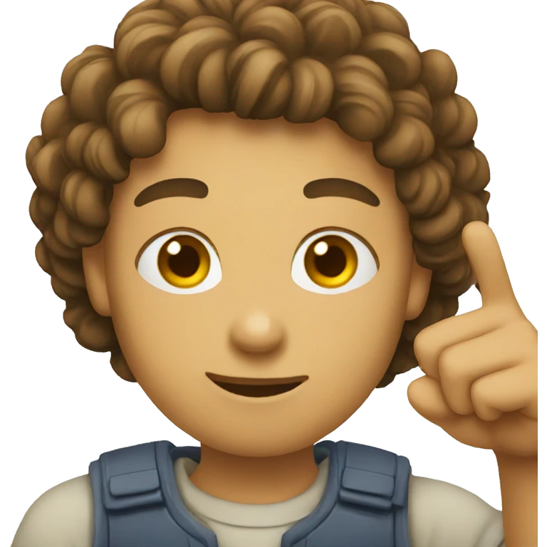 A person pointing at you emoji