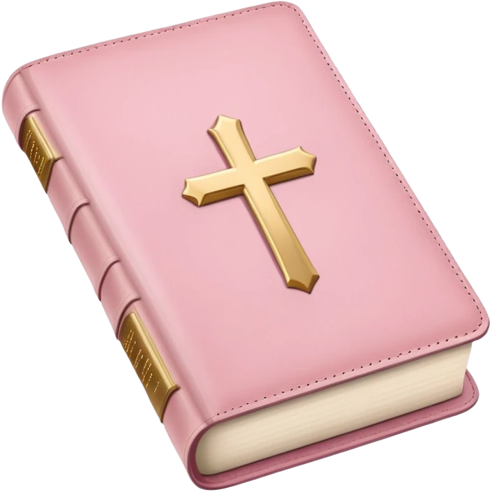 Pastel pink Bible  emoji