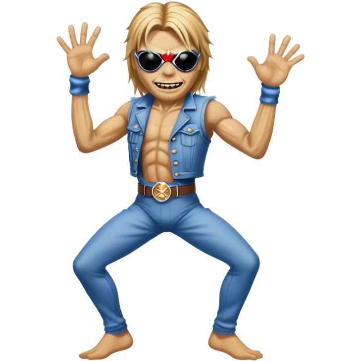 iron maiden eddie glamour sparkle dance emoji