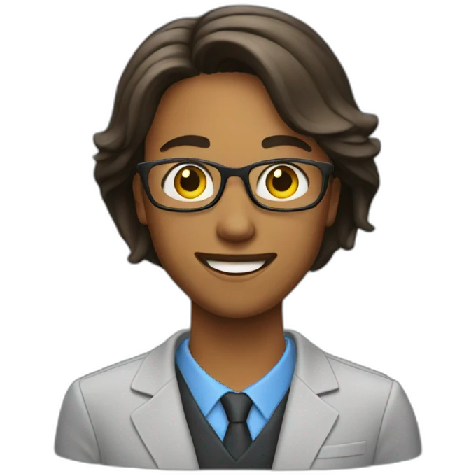 tv reporter doing a live emoji
