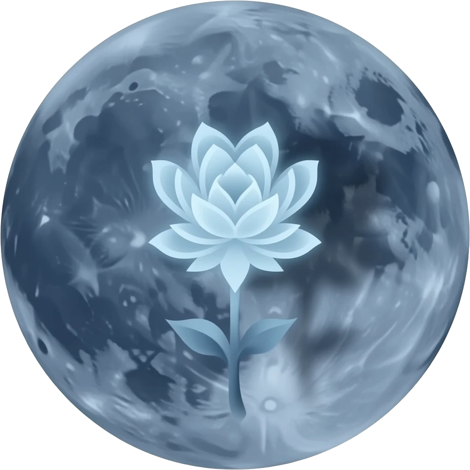 Magic shadow flower emoji