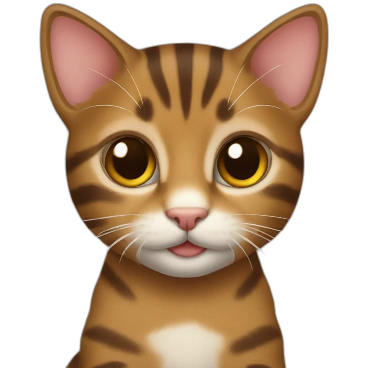brown tabby cat kitten emoji