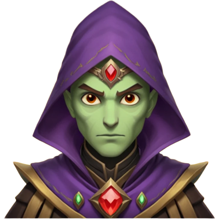warlock from dota 2 and text above "fak naxuy" emoji